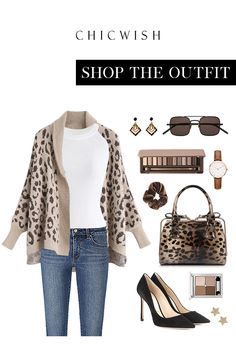 Free Shipping & Easy Return. Up to 30% Off. Fuzzy Leopard Batwing Sleeves Knit Cardigan. #womenfashion #clothing #cardigan #knitsweater #cardigans #warm #soft #datingoutfit #partyoutfit #falloutfit #winteroufit