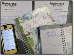 Planners, agendas, goal focus forms, calendars