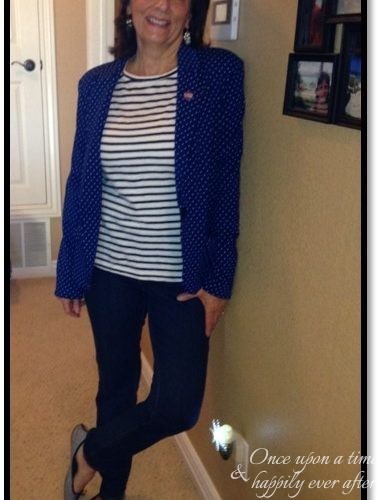 My Fashion Haus:  Pattern Mixing and Photos from the Faculty Restroom