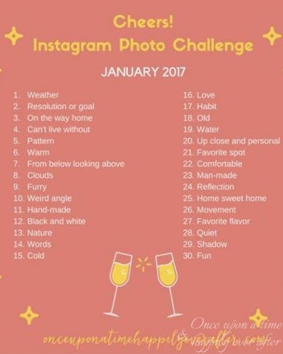 Instagram Photo Challenge Round-Up, 1.2017