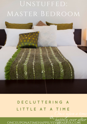 Unstuffed:  Decluttering the Master Bedroom