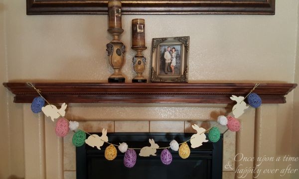 DIM, Did it Myself: Not-So-Easy But Kinda Cheap Easter Garland