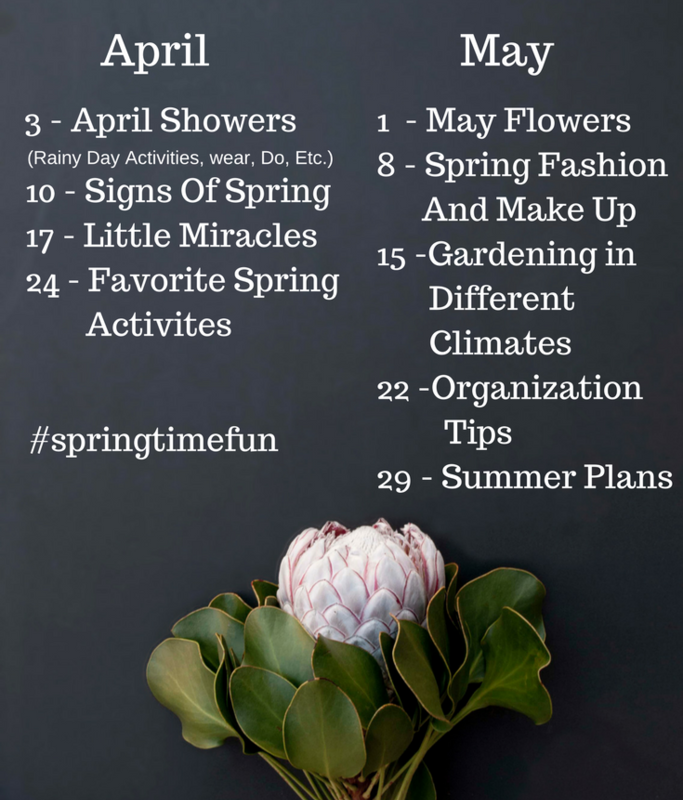 TBB Spring Time Fun Series:  April Showers, 4.3.2017