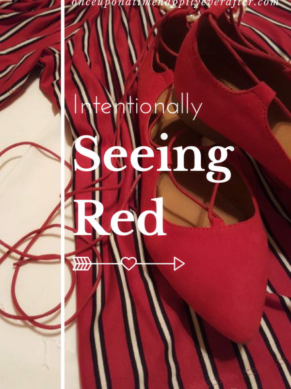 My Fashion Haus:  Intentionally Seeing Red