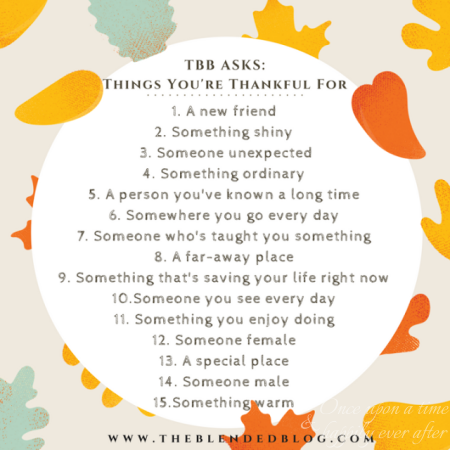 15 Things I'm Thankful For: TBB Asks