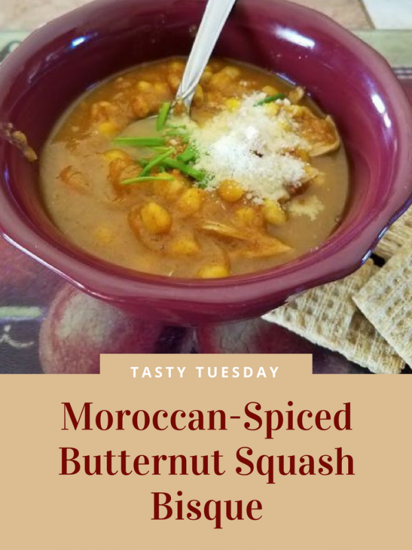 Tasty Tuesday:  Moroccan-Spiced Butternut Squash Bisque