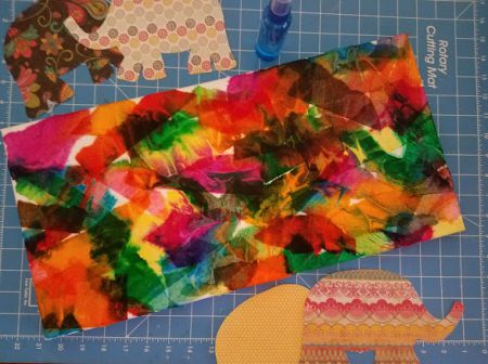 Collage Art Project for Kids Using Bleeding Tissue Paper - Buggy and Buddy