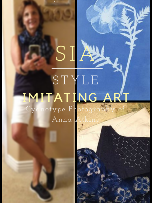 My Fashion Haus:  Style Imitating Art, Cyanotype Photography of Anna Atkins