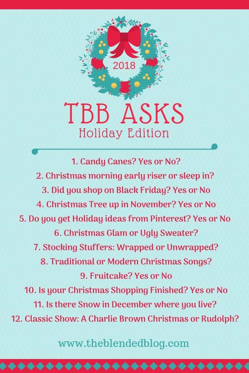 TBB Asks: Holiday Edition
