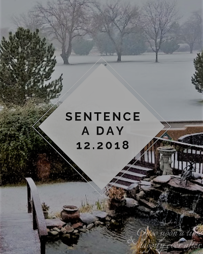 Sentence a Day, 12.2018