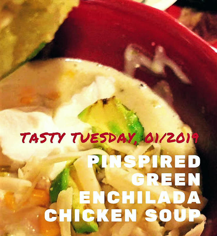Tasty Tuesday, 01.2019:  Pinspired Green Enchilada Chicken Soup