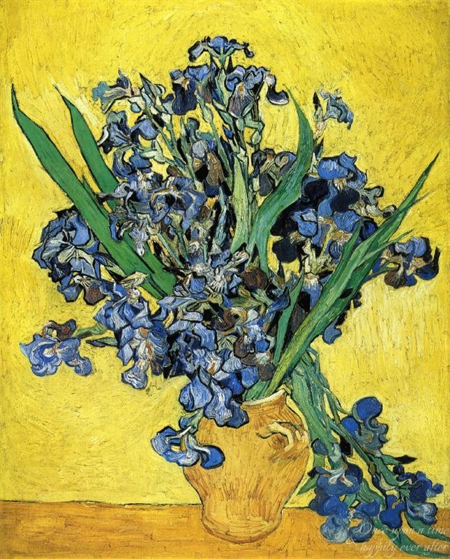 My Fashion Haus: Style Imitating Art, Van Gogh's Irises
