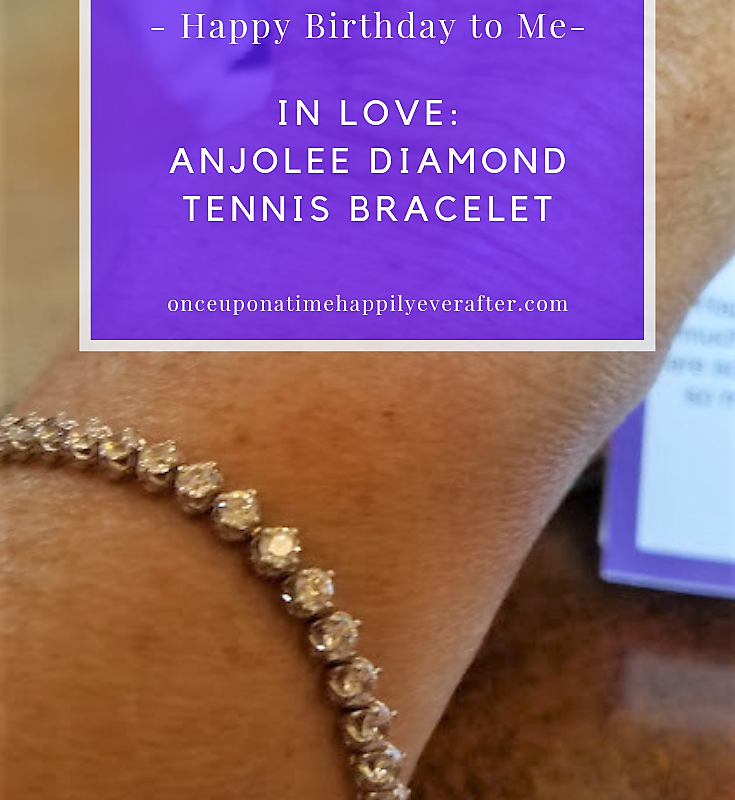 In Love:  Anjolee Diamond Tennis Bracelet