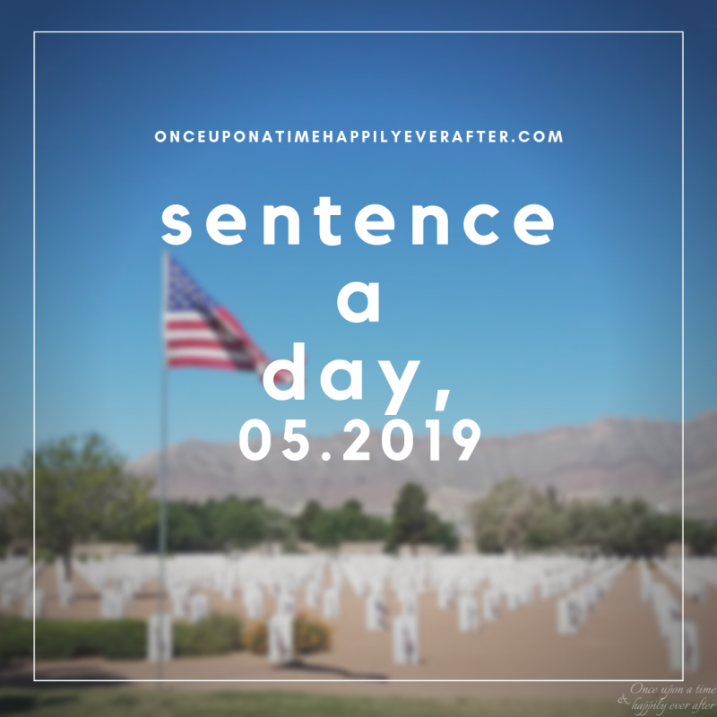 Sentence a Day, 05.2019
