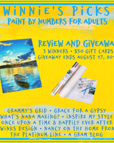 Winnie’s Picks Paint by Number Kit Review & Giveaway