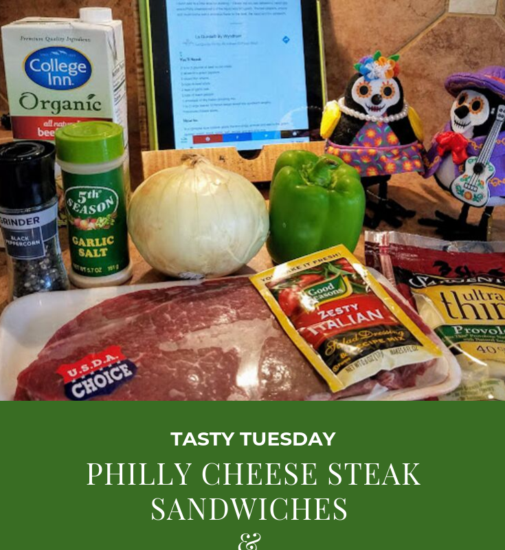 Tasty Tuesday:  Philly Cheese Steak Sandwiches & Tex Mex Corn Salad