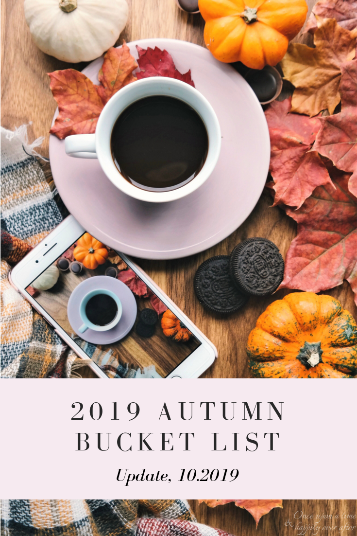 2019 autumn bucket list