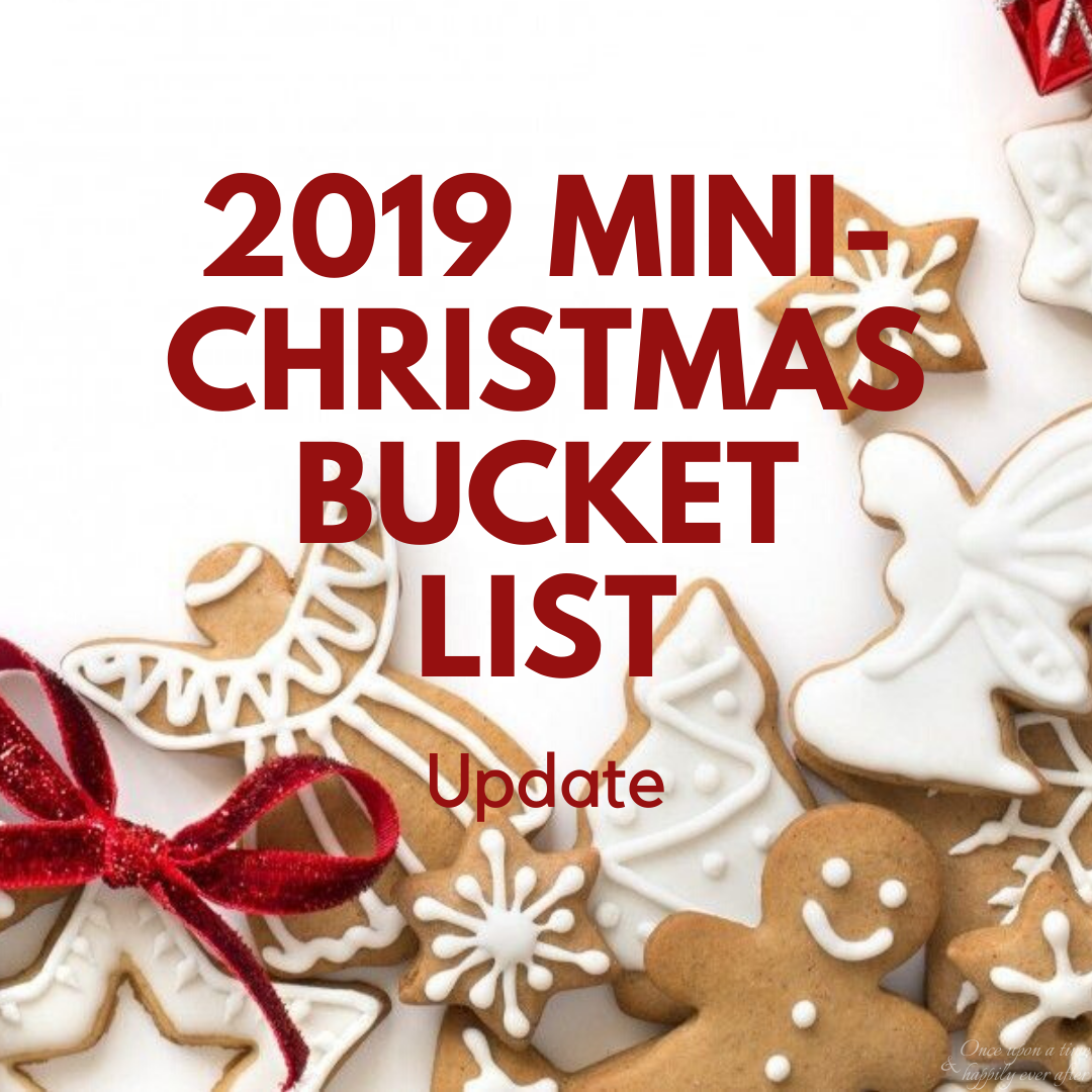 2019 mini Christmas Bucket List