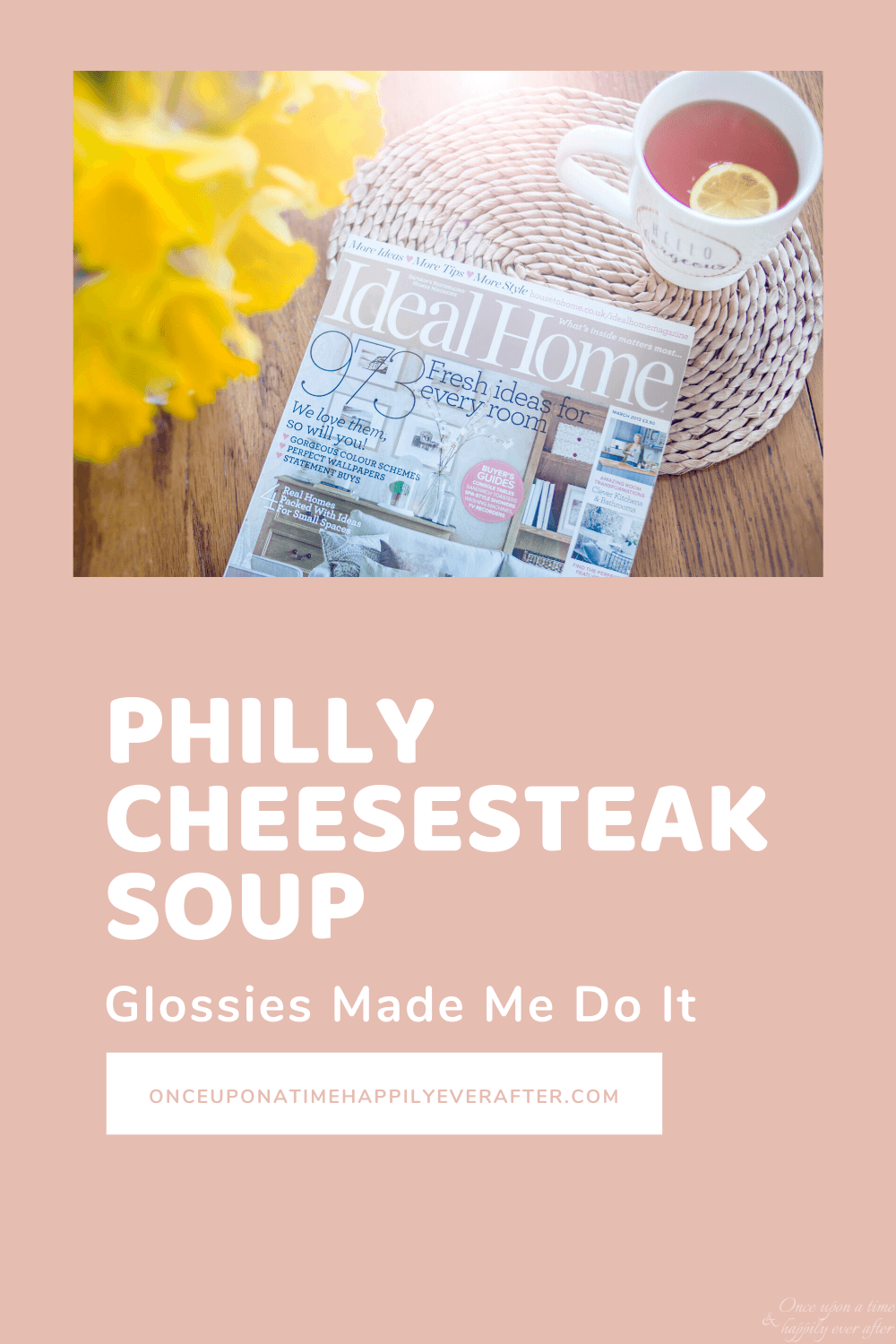 Philly Cheesesteak Soup: Glossies Made Me Do It