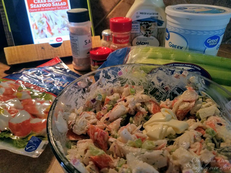 Easy Faux Seafood Salad:  Pinterventures, 07.2020