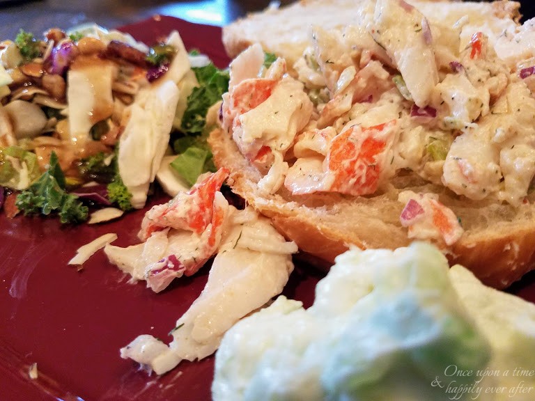 Easy Faux Seafood Salad:  Pinterventures, 07.2020