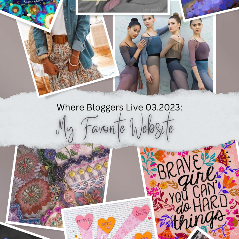 Where Bloggers Live 03.2023:  My Favorite Website