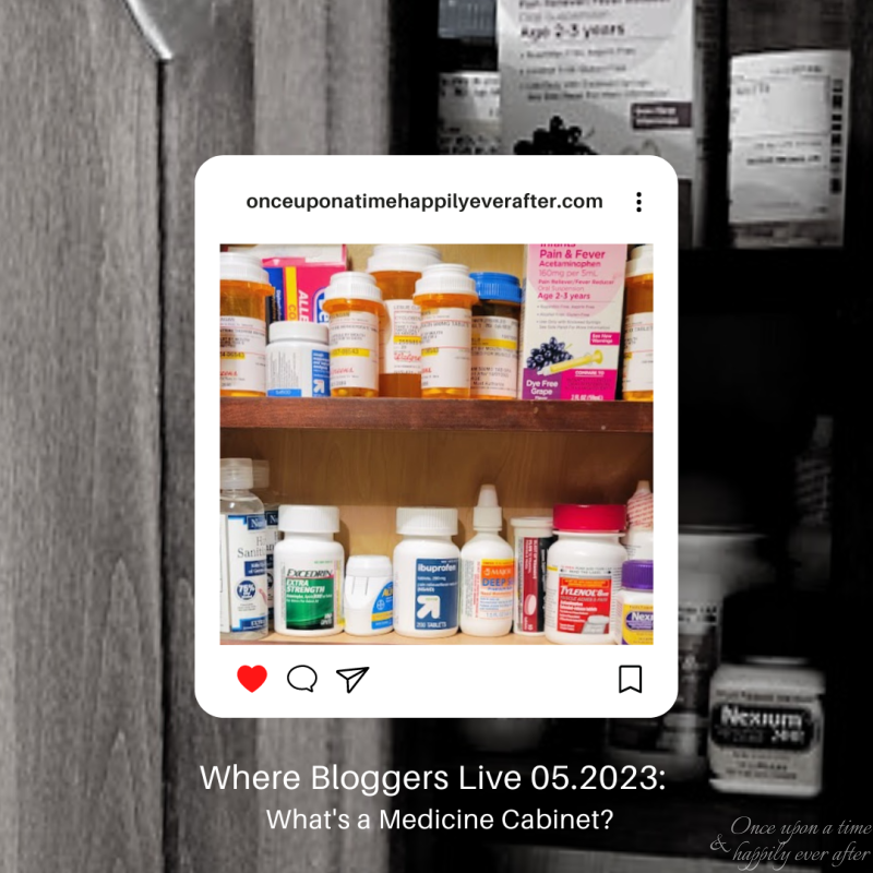 Where Bloggers Live 05.2023: What’s a Medicine Cabinet?