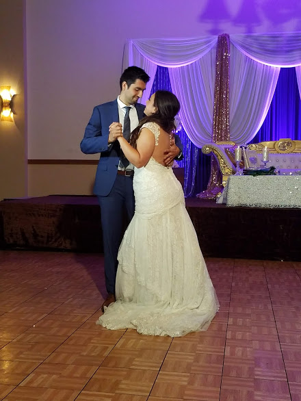 First dance as husband and wife.