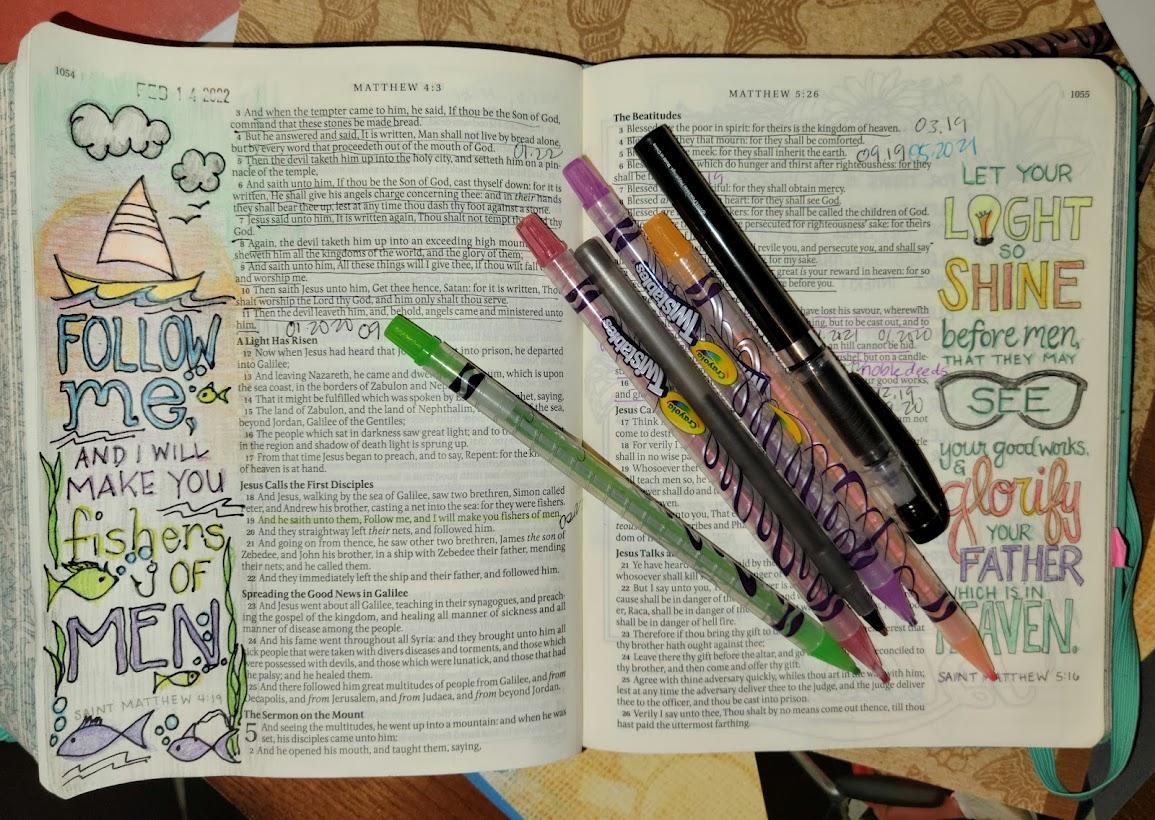 Bible journaling