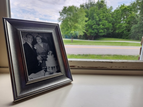 Mom and Dad on Kevin's Wedding Day